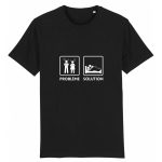 T-shirt couple: problème et solution, sexe humour