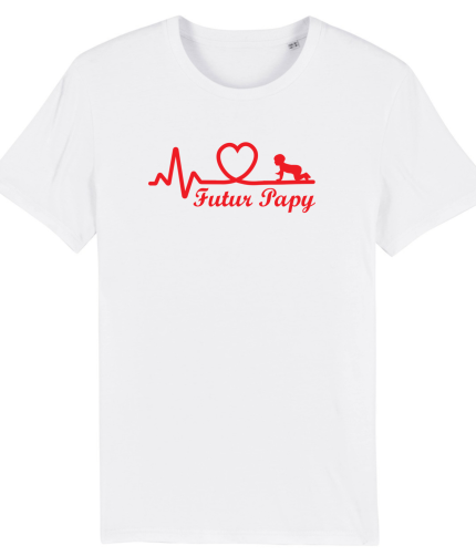 T-shirt je vais être papy, futur papy