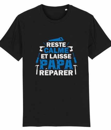 T-shirt papa bricoleur, reste calme