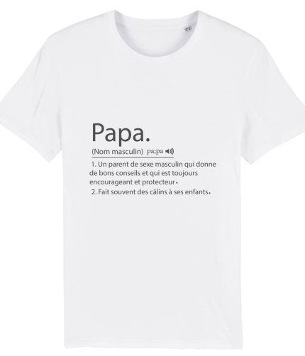 T-shirt papa définition