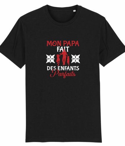T-shirt papa et enfants parfaits