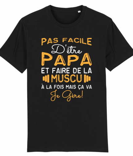 T-shirt papa musculation