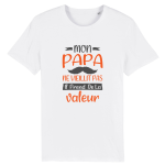 T-shirt papa ne vieillit pas, prend de la valeur, cadeau anniversaire