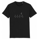 T-shirt père-fils, électrocardiogramme