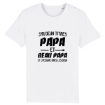 T-shirt papa et beau papa: idée cadeau beau-père