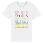 T-shirt 50 ans légendaire, idée cadeau anniversaire