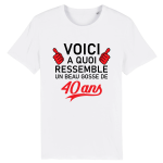 T-shirt Cadeau anniversaire 40 ans beau gosse
