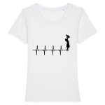 T-shirt maman électrocardiogramme