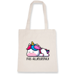 Tote bag licorne fatiguée
