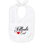 Bavoir bébé filleule