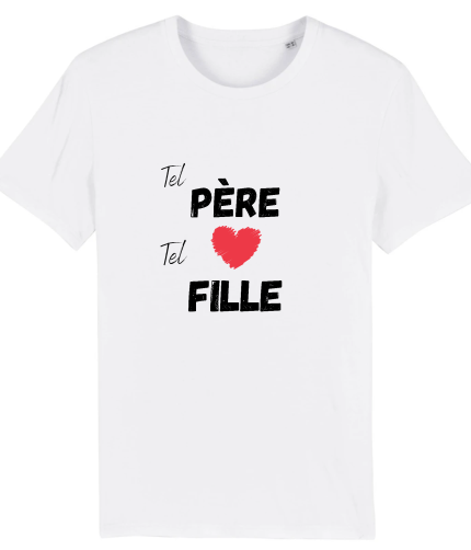 T-shirt tel père tel fille