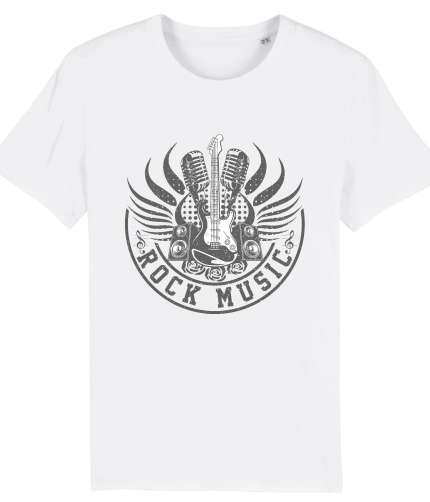 T-shirt musique, rock Vintage
