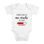 Body bébé remplissage de couche