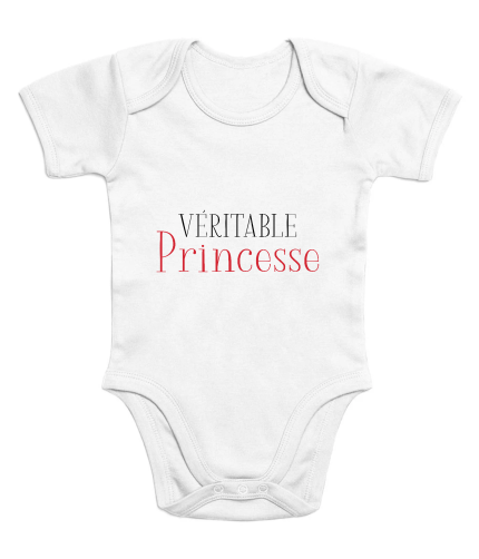Body bébé véritable princesse