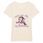 T-shirt une fille qui aime les licornes (DAB)