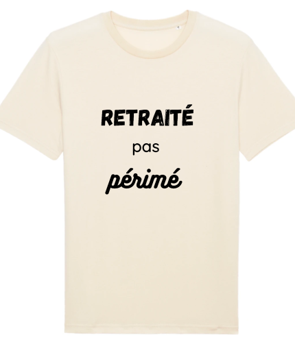 T-shirt retraité pas périmé