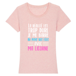 T-shirt la réalité est trop dure je me barre au pays des fées