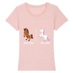 T-shirt licorne: avant l'apéro et après l'apéro humour