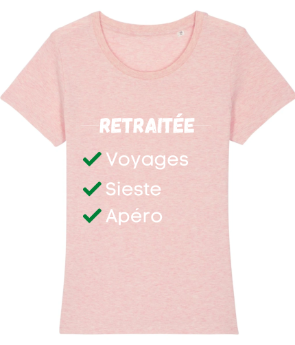 T-shirt retraitée femme