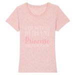 T-shirt Difficile d'être une princesse