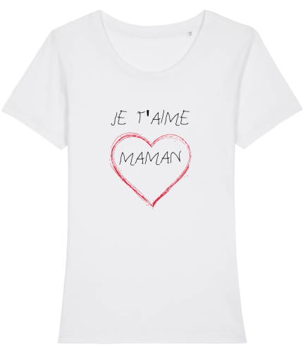 T-shirt Je t'aime maman