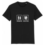 T-shirt couple, pêcheur, problème et solution