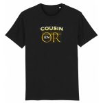 T-shirt Cousin en or