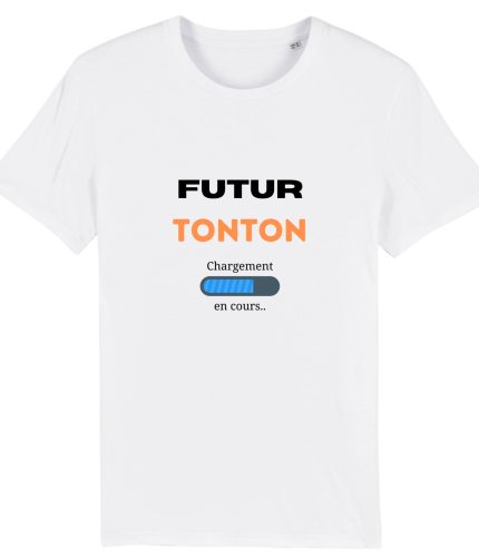 T-shirt futur tonton, veuillez patienter chargement en cours