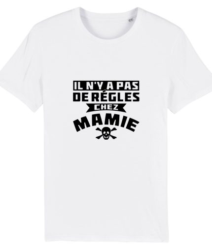 T-shirt il n'y pas de règles chez mamie