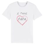 T-shirt je t'aime papa