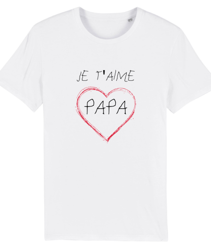 T-shirt je t'aime papa