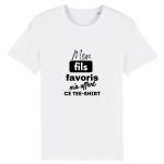 T-shirt maman, fils préféré humour