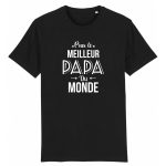 T-shirt meilleur papa du monde, cadeau papa